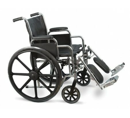 Fauteuil roulant avec repose mollet